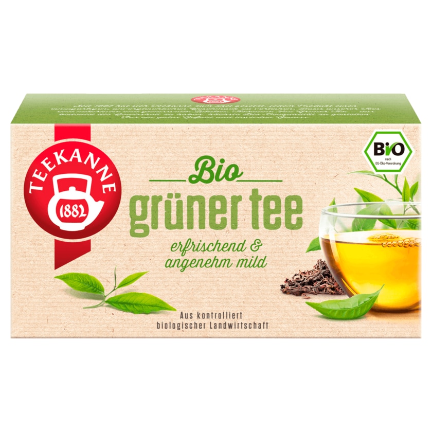 Teekanne Bio Grüner Tee 31,5g, 18 Beutel